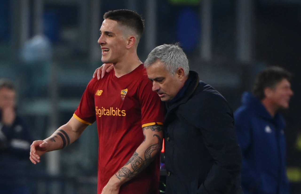 roma mourinho zaniolo tiago pinto