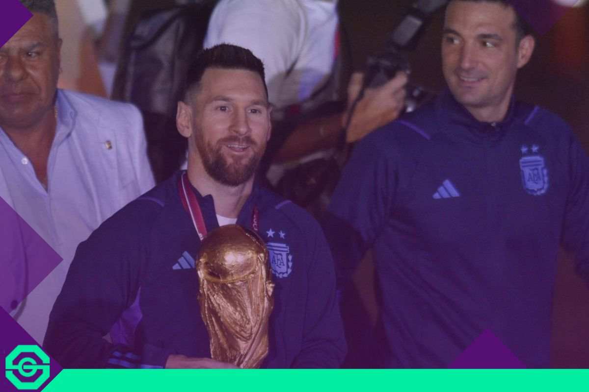Messi e Scaloni foto LaPresse
