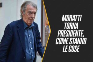 Moratti torna all'Inter, i dettagli