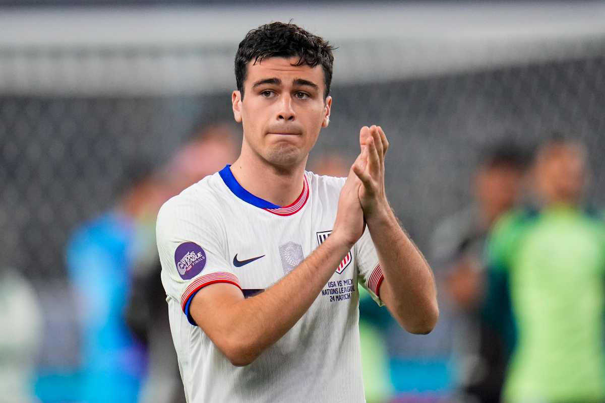 Reyna in campo con gli USA