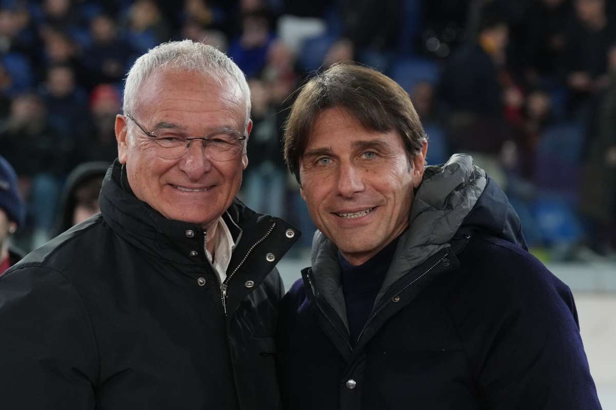 Ranieri e Conte sorridono