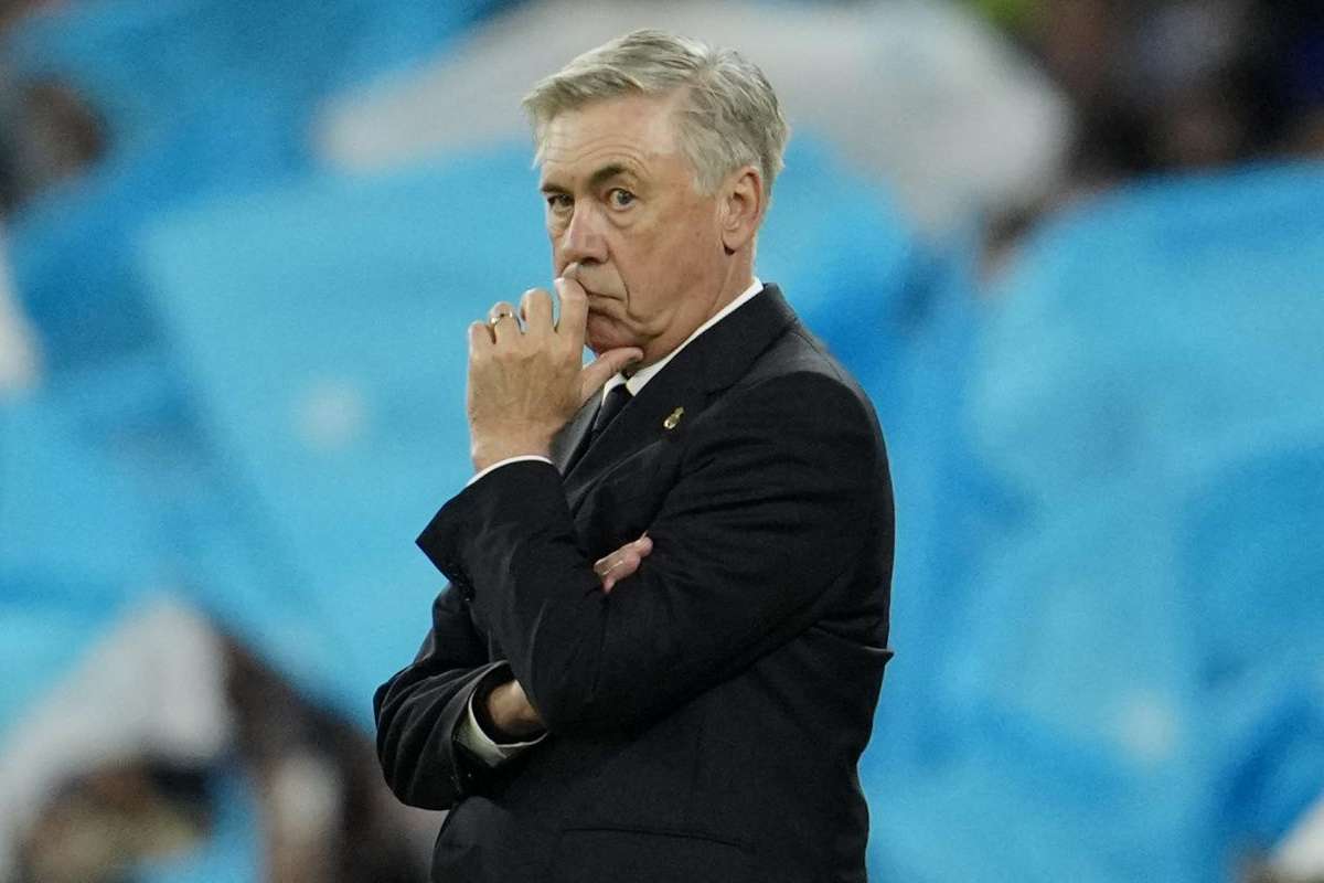 Carlo Ancelotti in panchina