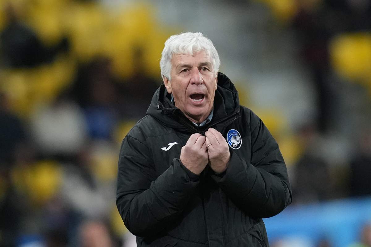 Gasperini in tv dopo il furo in Brugge-Atalanta