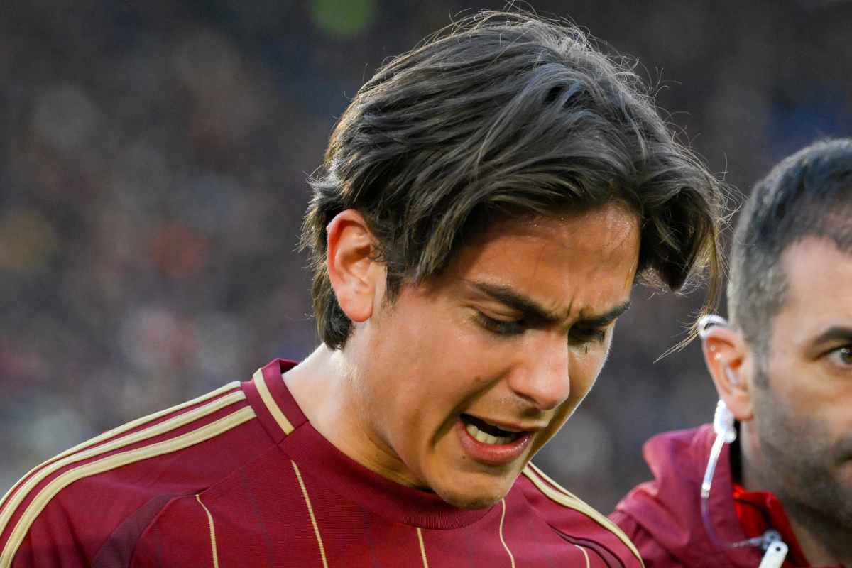 Infortunio Dybala Roma