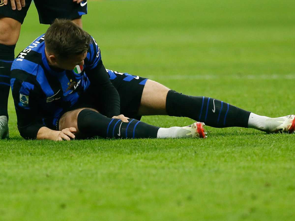 Infortunio calciatore Inter